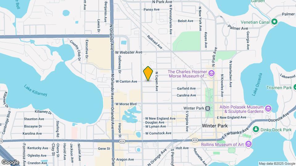 830 W Canton Ave Map and Location Details