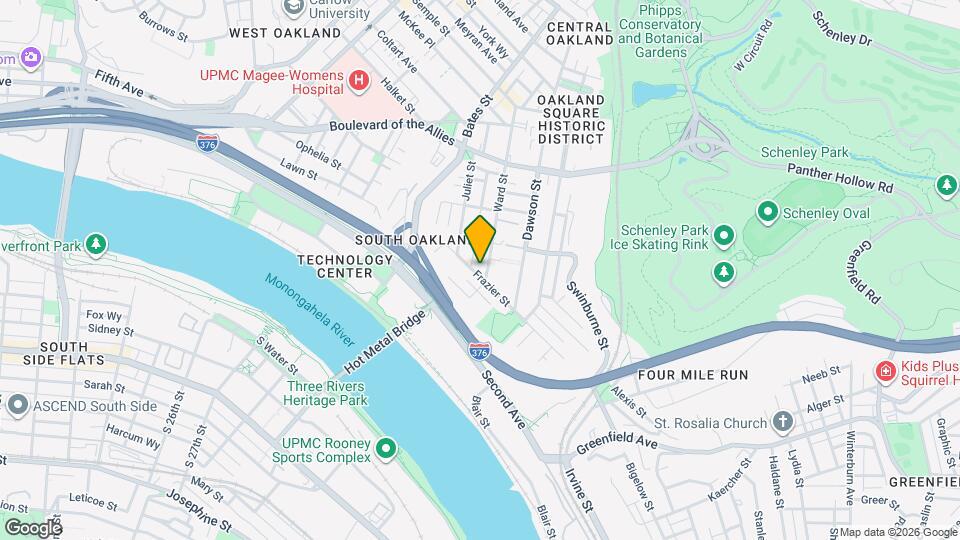 3209 Ward St, Unit 1 Map and Location Details