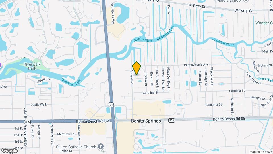 27510 Palmesta Circle Map and Location Details