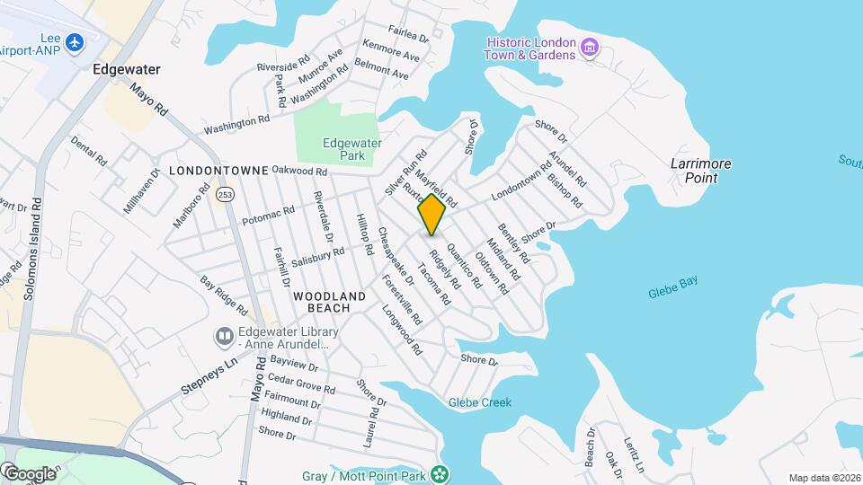 1707 Ridgely Rd Map and Location Details