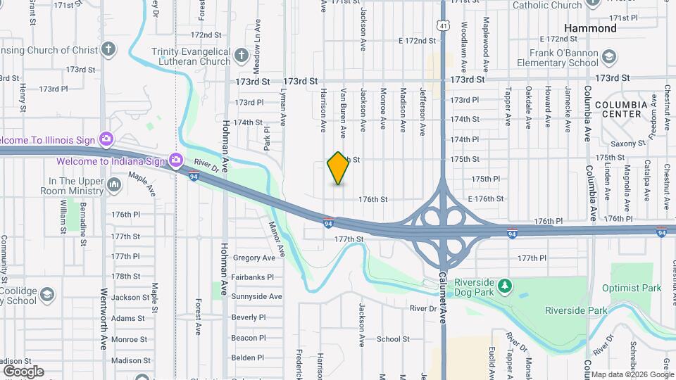 7540 Van Buren Ave Map and Location Details