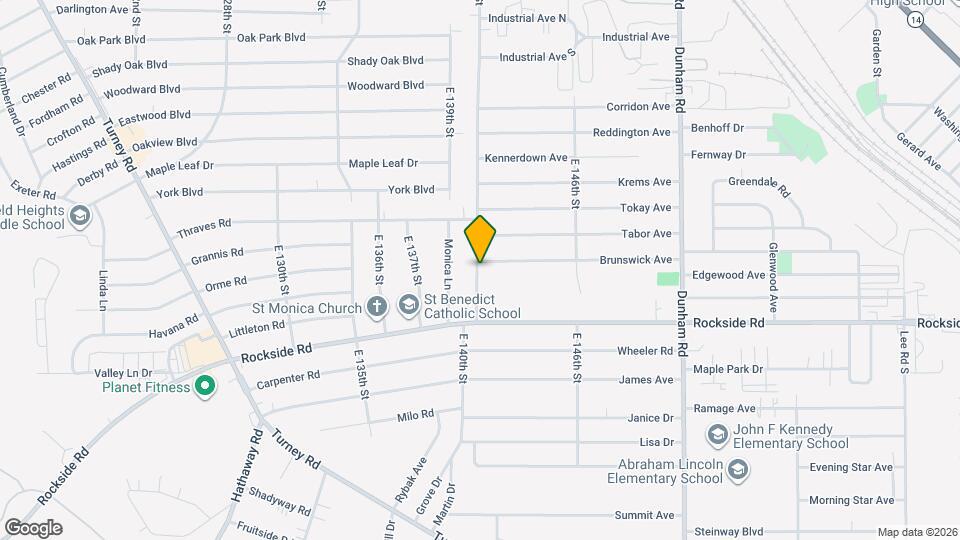 14100 Brunswick Ave Map and Location Details