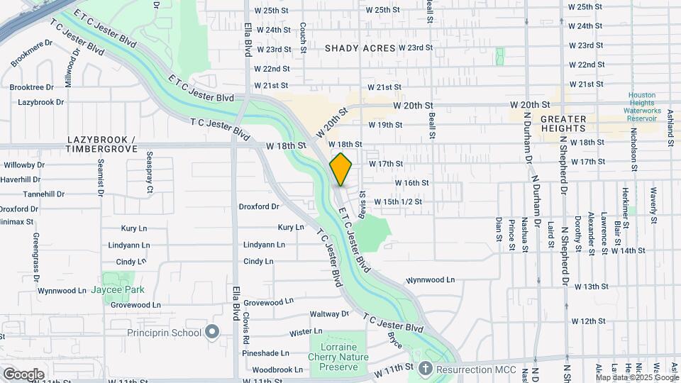1600 W T C Jester Blvd Map and Location Details