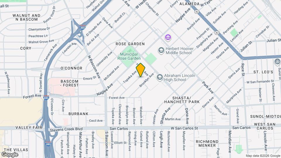 1700 Cleveland Ave Map and Location Details