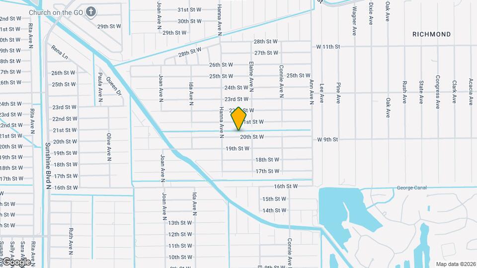 2708 20th St W Map and Location Details