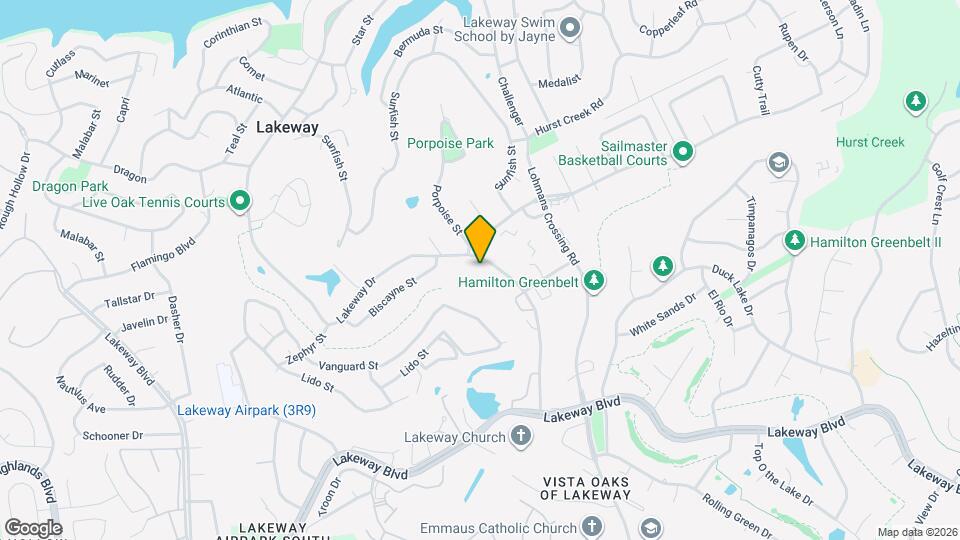 1207 Lakeway Dr Map and Location Details