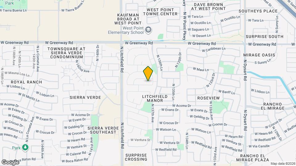 13732 W Mauna Loa Ln Map and Location Details