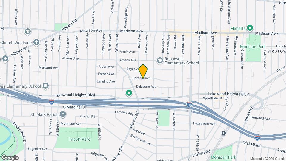 14521 Garfield Ave Map and Location Details