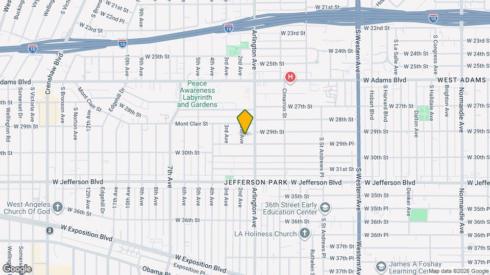 2910 2nd Ave Map and Location Details