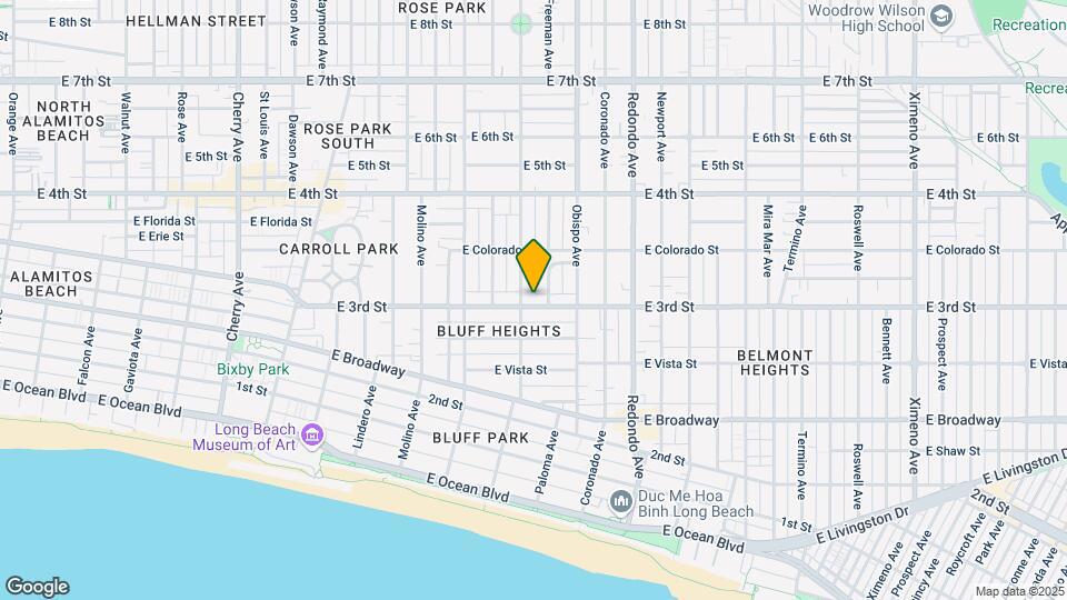 3017 E 3rd St Map and Location Details