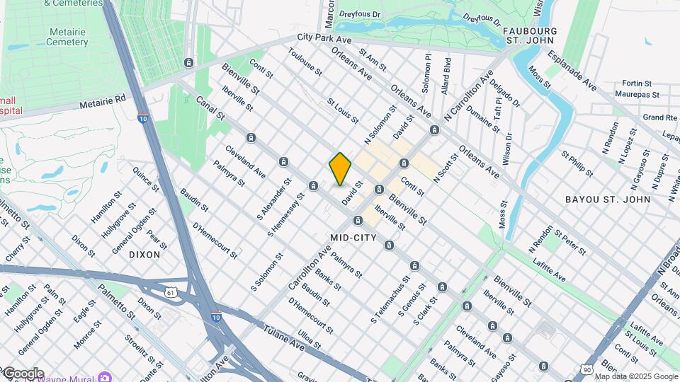 4151 Canal St Map and Location Details