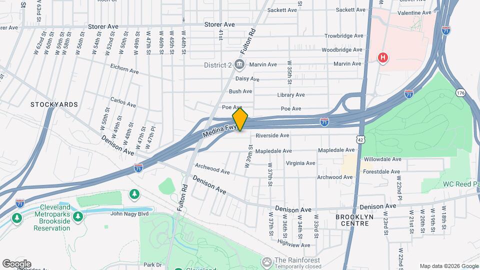 3922 Riverside Ave Map and Location Details