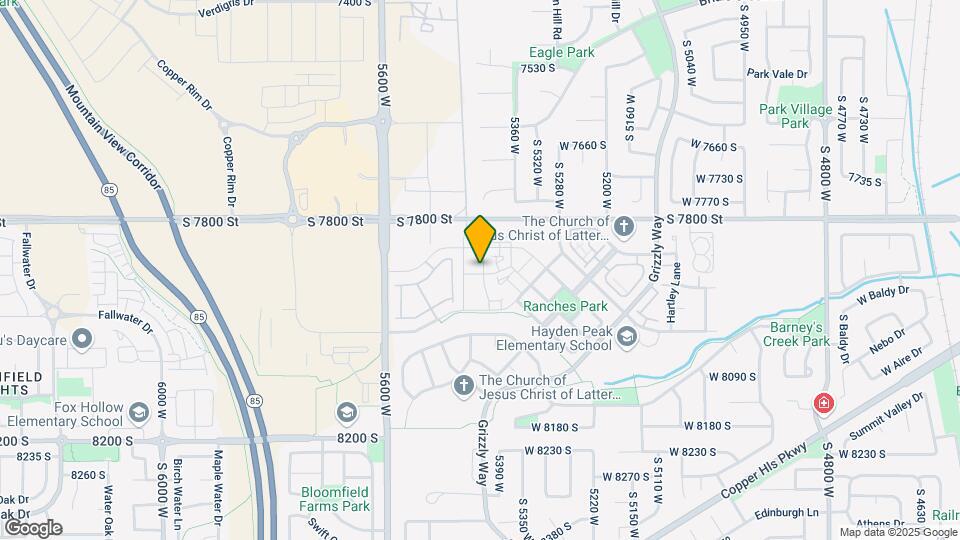 7952 S 5440 W Map and Location Details