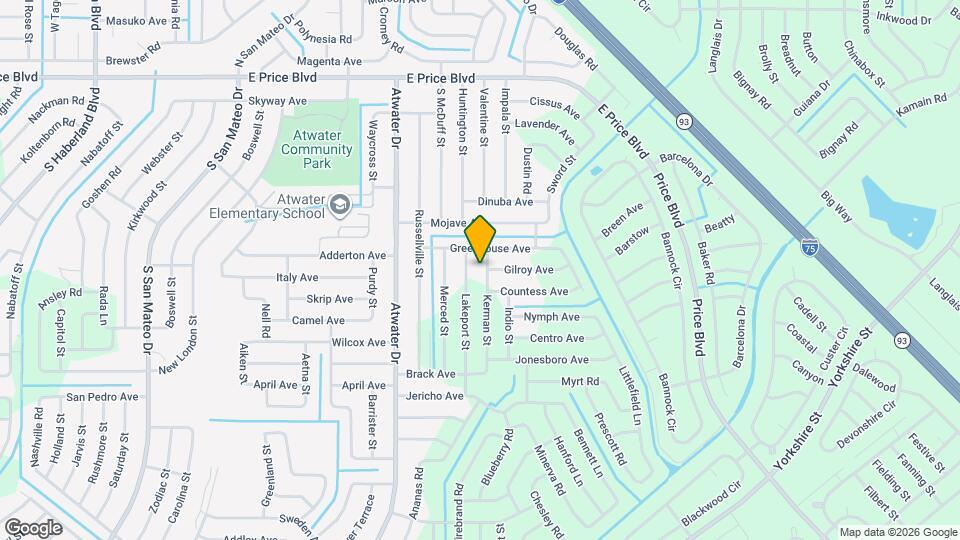 1597 Kerman St Map and Location Details