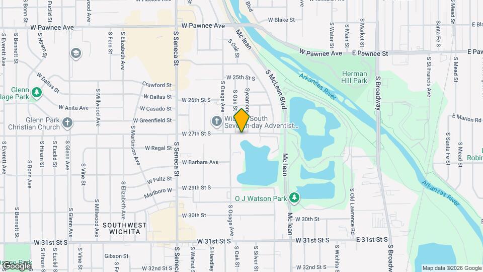 723 W 27th St S Map and Location Details