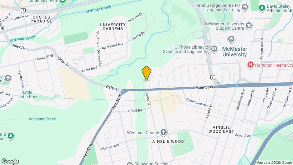 17 W Park Ave Map and Location Details