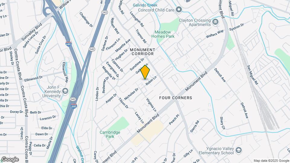 1835 Robin Ln Map and Location Details