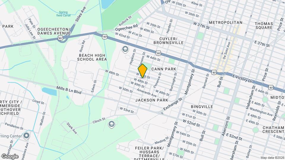 812 W 48th St Map and Location Details