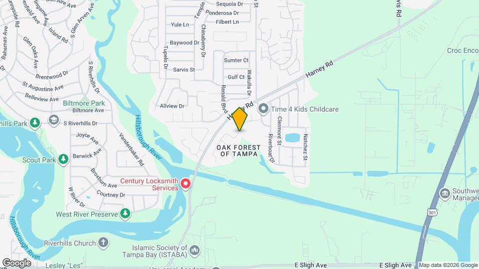 7517 Savannah Ln Map and Location Details