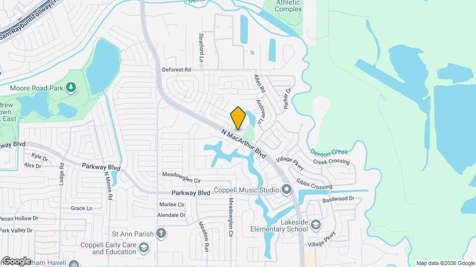 821 Ashford Dr Map and Location Details