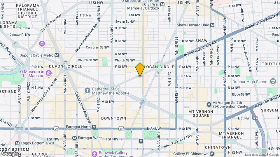 1328 14th St NW Map and Location Details