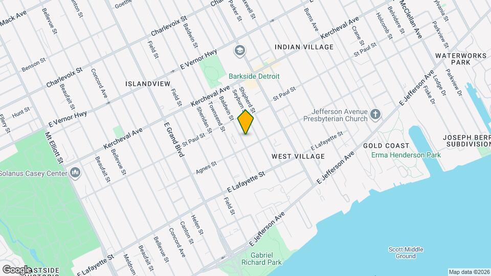 1436 Baldwin St Map and Location Details