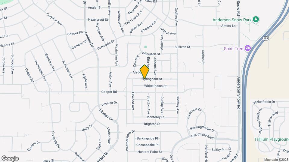 13426 Tyringham St Map and Location Details