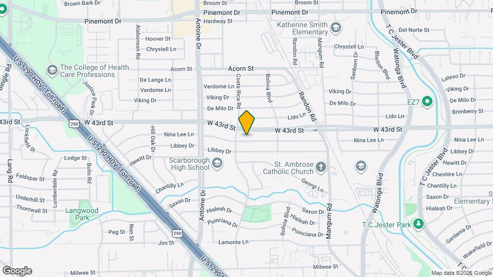 5222 Nina Lee Ln Map and Location Details