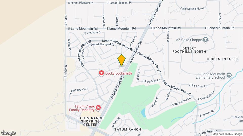 30651 N 44th St Map and Location Details