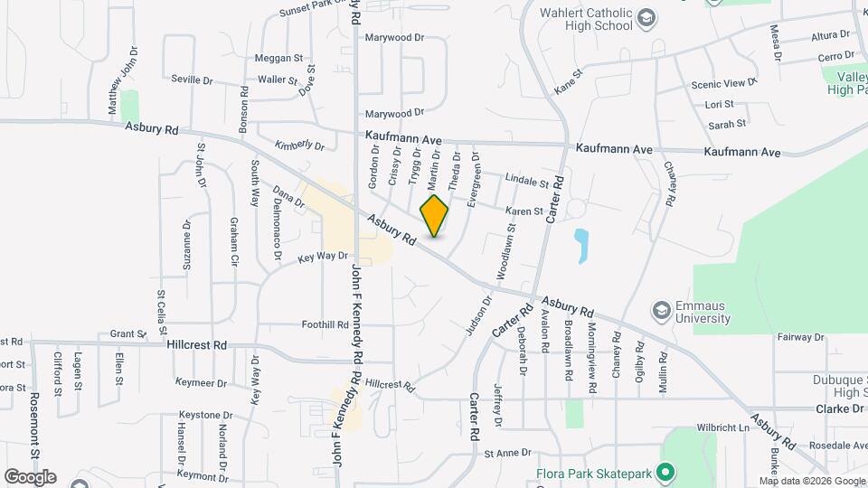 3170 Asbury Rd Map and Location Details