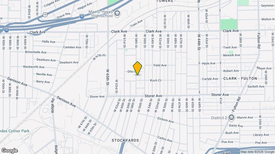 3289 W 58th St Map and Location Details