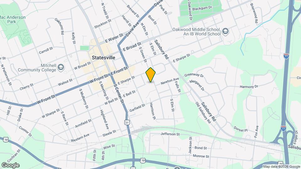 516 S Green St Map and Location Details