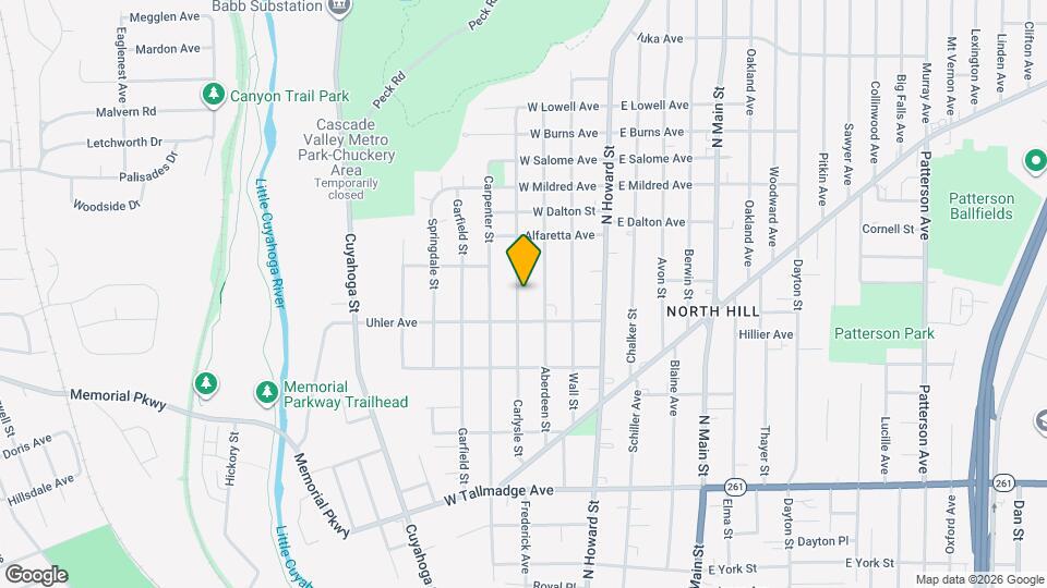 835 Carlysle St Map and Location Details