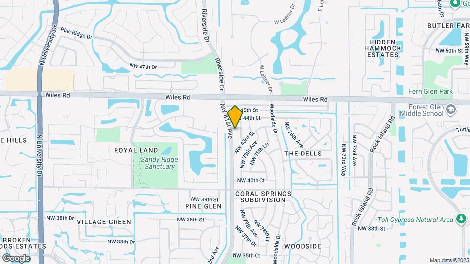 4341 Riverside Dr Map and Location Details