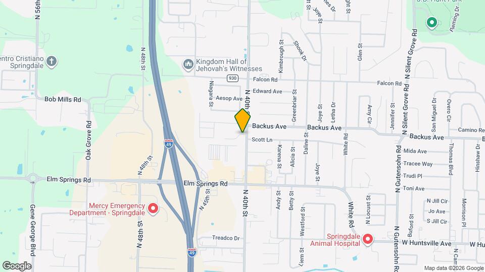 4015 Glenstone Terrace Map and Location Details