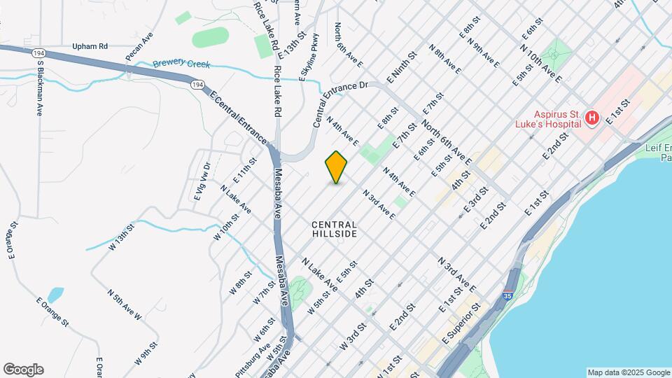 214 E 8th St Map and Location Details