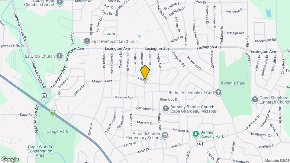 295 Oak Grove Cir Map and Location Details