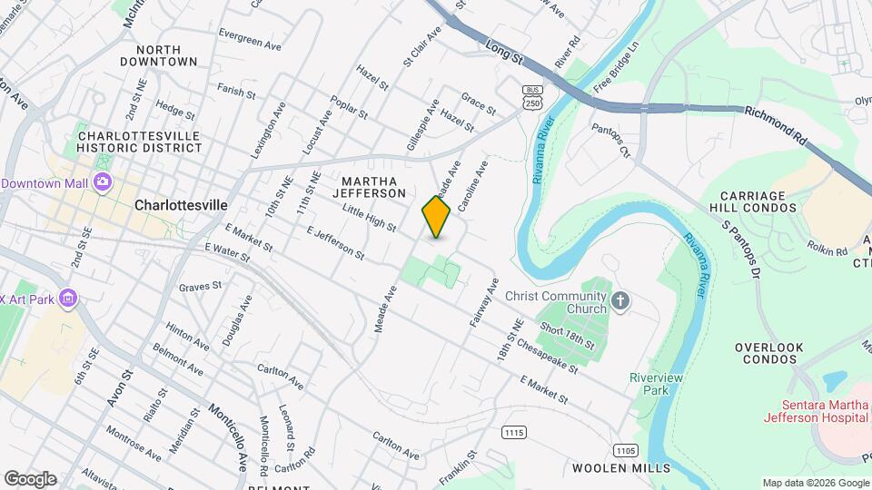 324 Caroline Ave Map and Location Details