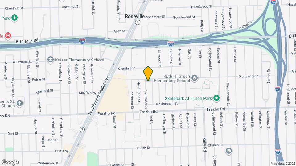 26300 Fernwood St Map and Location Details