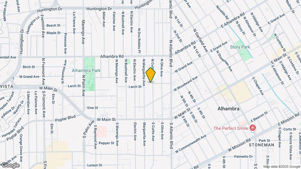 307 N Curtis Ave Map and Location Details