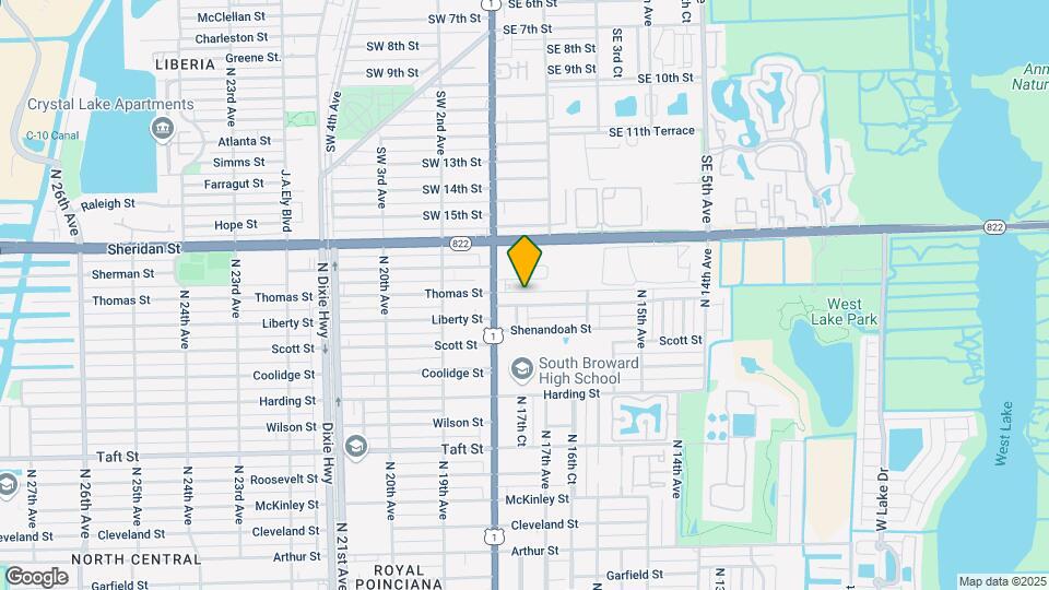 1727 Liberty St Map and Location Details