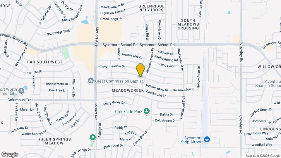 2805 Forest Creek Dr Map and Location Details