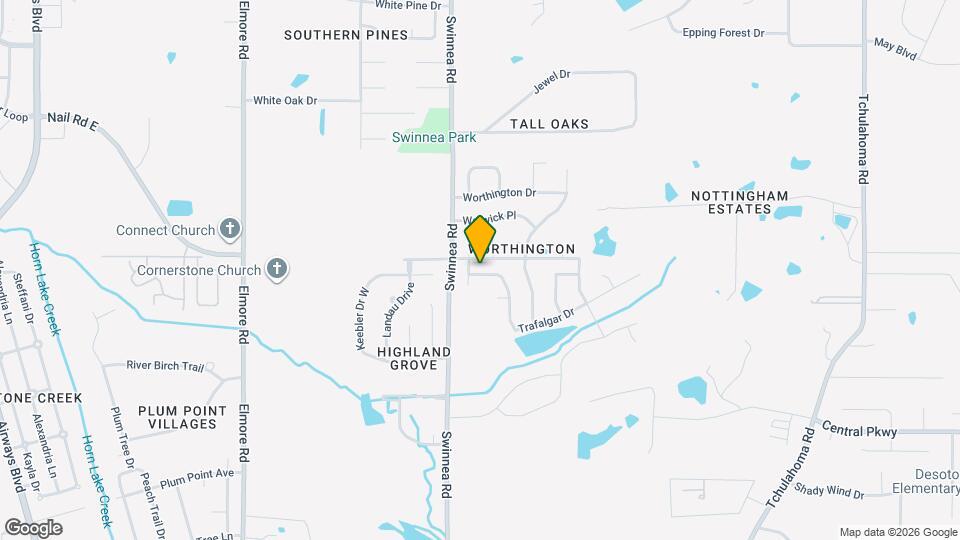 1072 Fredrick Dr Map and Location Details