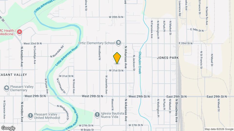 722 W 31st St N Map and Location Details