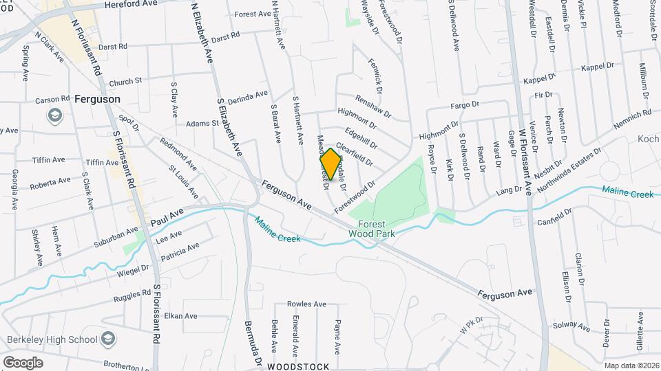 292 Meadowcrest Dr Mapa y Detalles de la Ubicación