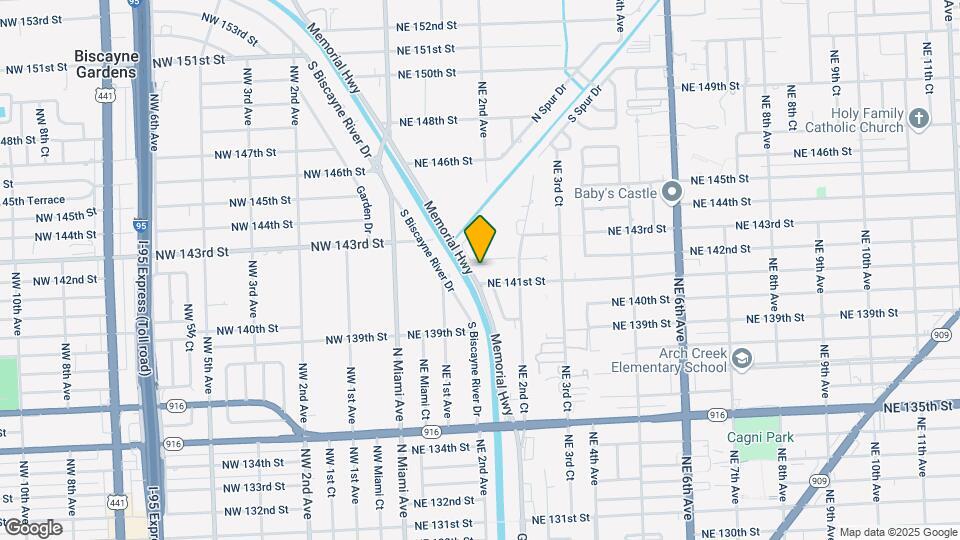 160 NE 142nd St Map and Location Details