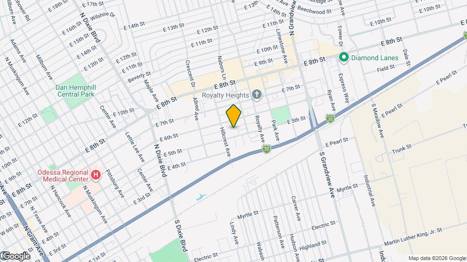 1509 E 5th St Mapa y Detalles de la Ubicación