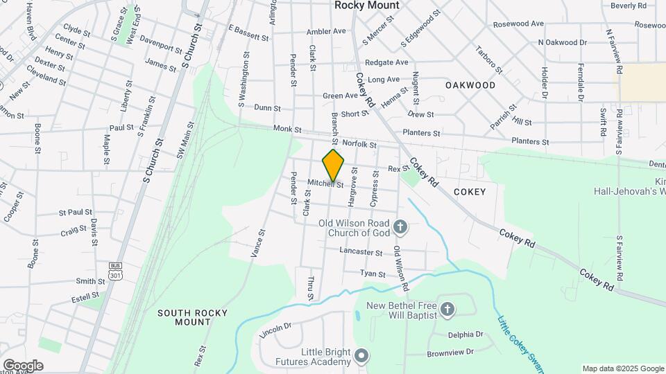 1301 Branch St Map and Location Details