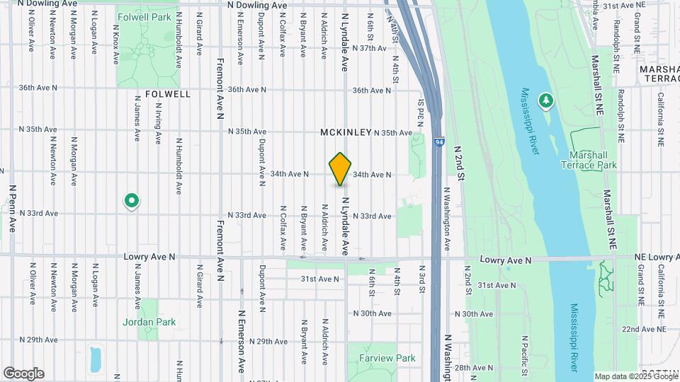 3335 N Lyndale Ave Map and Location Details