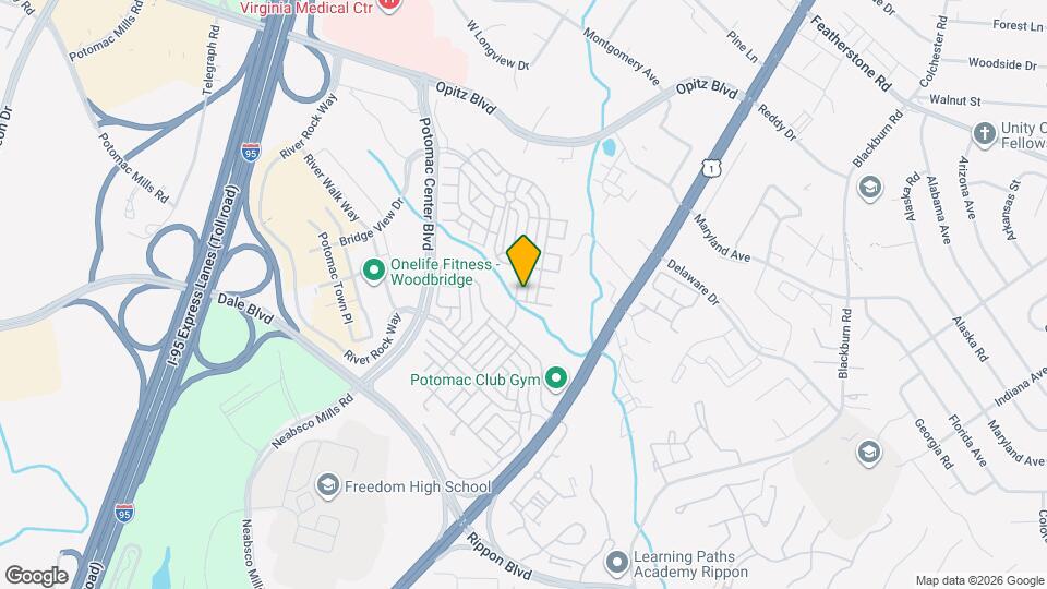 14919 Potomac Branch Dr Mapa y Detalles de la Ubicación